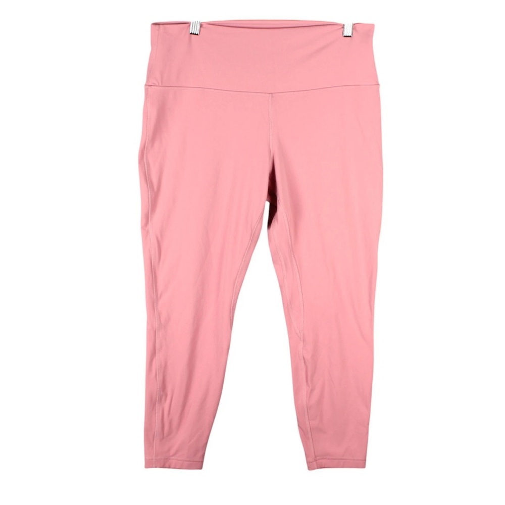 Lululemon Women Align HR Crop Legging Size 14 Pink 24” Stretch